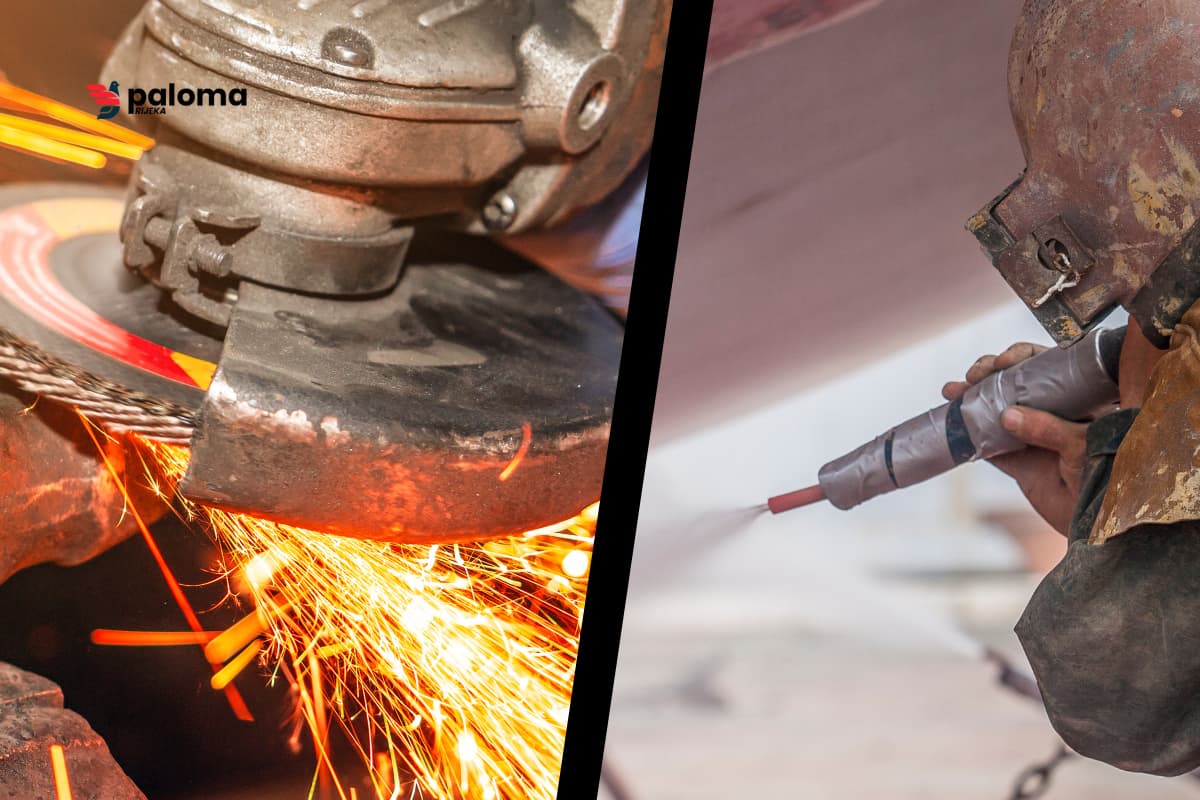 Pjeskarenje vs. brušenje – što je učinkovitije i kada koristiti koju metodu?